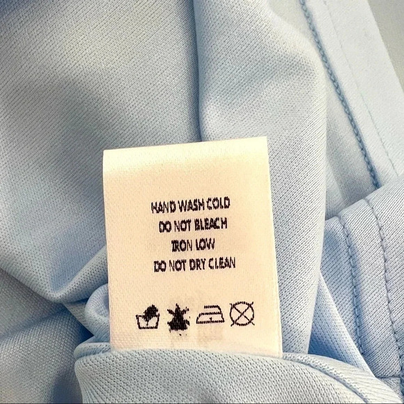 By the Way Sammie V-Neck Skater Dress Open Back Straps Light Blue Size S Revolve - Picture 9 of 11